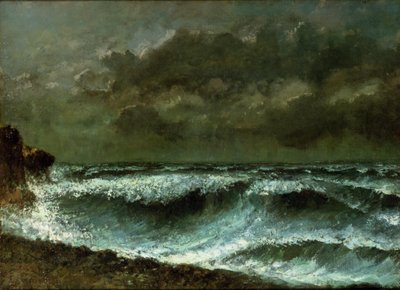 Vor dem Sturm am Horizont von Gustave Courbet